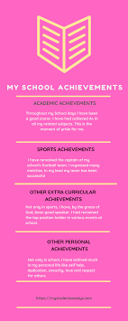 I strongly believe that respect is the foundation for personal and professional relationships. Essay On My Achievements Academic Extra Curricular Achievements