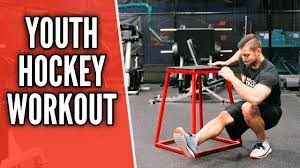 youth bodyweight hockey workout at