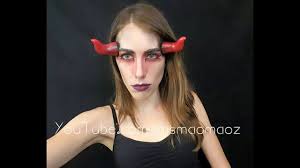 devil inspired makeup look 6 steps