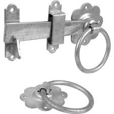 Ring Handled Gate Latch 6 Galvanised