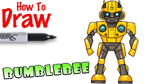 Sometime transformers morph themselves into high speeding cars that often act as weapons. How To Draw Bumblebee Youtube