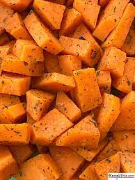 recipe this microwave sweet potato cubes
