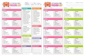 Packing Checklist And Essentials For Families On The Go Misc
