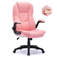 pinksvdas modern high end ergonomic black executive office chair faux leather with arms and big and tall backrest pink