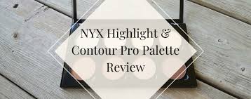 nyx highlight contour pro palette