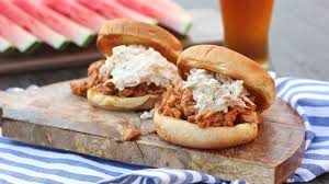 slow cooked bbq beer pulled pork with