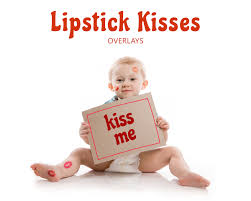 lipstick kiss valentine overlay