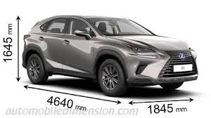 lexus nx dimensions boot e and