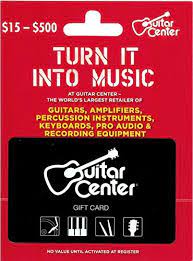 Basically a fancy name for their credit card. Amazon Com Guitar Center Gift Card 25 Gift Cards
