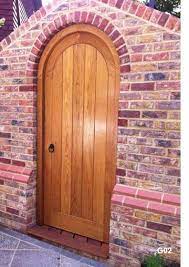 Arched Gate Oak Timber Gates Wooden