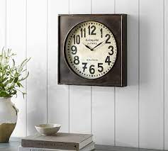 Bronze Wall Clock Potterybarn Wall