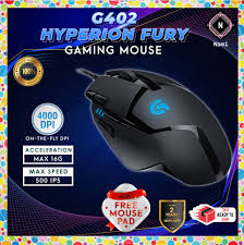 We did not find results for: Logitech G402 Hyperion Fury Gaming Mouse