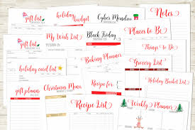 Free Christmas Planner 20 Pages Of Lists Planners