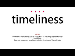 ounce timeliness vocab today