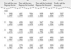 Addition, subtraction, properties of addition, rounding to the tens and hundreds place, and estimation. 3rd Grade Addition Worksheets Free Printables Education Com