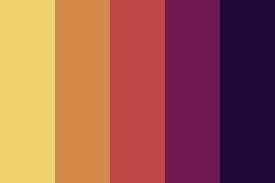 yellow purple fade color palette