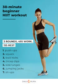 3 quick hiit workouts for beginners