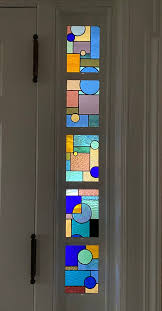 Stained Glass Sidelight Panel Set