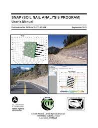 snap soil nail ysis program user