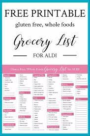 Navigating the aisles of the grocery store doesn't have to be hard anymore thanks to this comprehensive gluten free shopping list. Pin On Gluten Free Options Recipes
