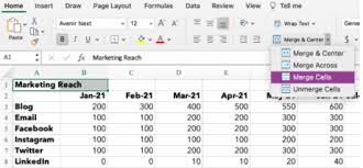 merge cells in excel in 5 minutes or less