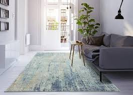 blue 8x10 abstract area rug