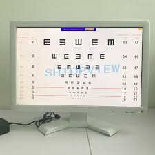 Us 337 02 China Vc 3 19 Inch Eye Vision Test Screen Lcd Visual Panel Chart For Sale In Instrument Parts Accessories From Tools On Aliexpress