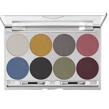 kryolan eye shadow set 8er leerpalette