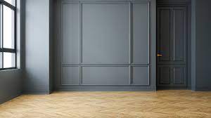 color wood floor goes with gray walls