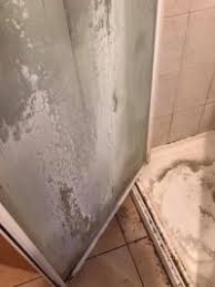 calcium build up on shower screens
