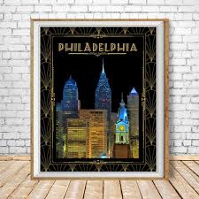 Philadelphia Poster Art Deco