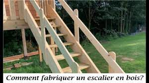 TUTO Comment fabriquer un escalier en bois? - YouTube