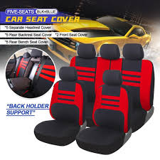 Car Seat Covers Striped Design Airbag