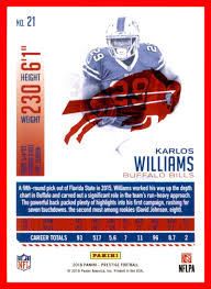 Amazon Com 2016 Prestige 21 Karlos Williams Buffalo Bills