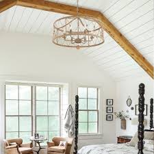 vaulted ceiling lighting ideas