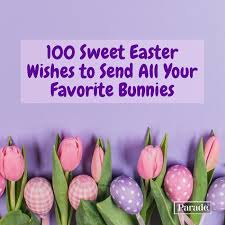 With more than 90 million easter bunnies made from chocolate each year, children have learned to love easter. 100 Easter Wishes Messages What To Write In An Easter Card