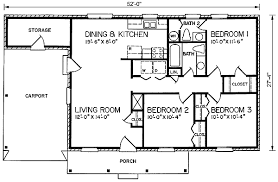 House Plan 45507 Ranch Style With
