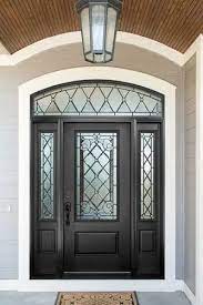 Hinged Decorative Glass Door For