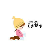 vector hd png images i miss you daddy