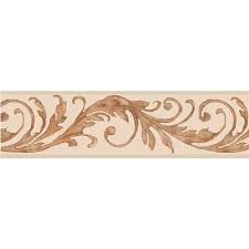Dundee Deco Abstract Brown Beige Damask