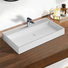 Rectangular Bathroom Sink Wash Basin