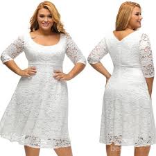 Model kebaya brokat untuk orang gemuk cocok kamu koleksi. Tampil Lebih Percaya Diri Ini Pilihan Dress Putih Yang Cocok Untuk Wanita Gemuk