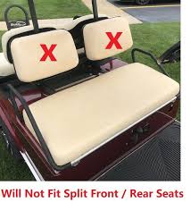 4pcs Red Golf Cart Seat Cover For
