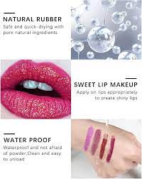 maepeor 4 colors glitter lip kit