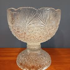 Vintage Punch Bowl And Stand With