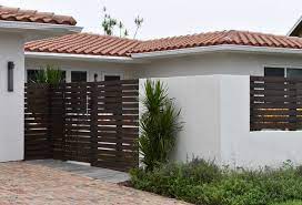 Front Yard Modern Wall And Fence