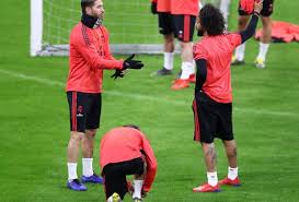 Image result for ramos clash with teammates