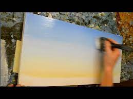 How To Paint A Sky Acrylic Painting