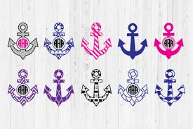 33 free svg files for cricut. Cute Anchor Free Svg Anchor And Wheel Svg Sea Monograms Graphic By Magicartlab Creative Fabrica Svg Monogram Fish Extender Gifts Free Icons Of Anchor In Various Design Styles For Web