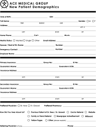 5 Best Photos Of Demographic Forms Template Sample